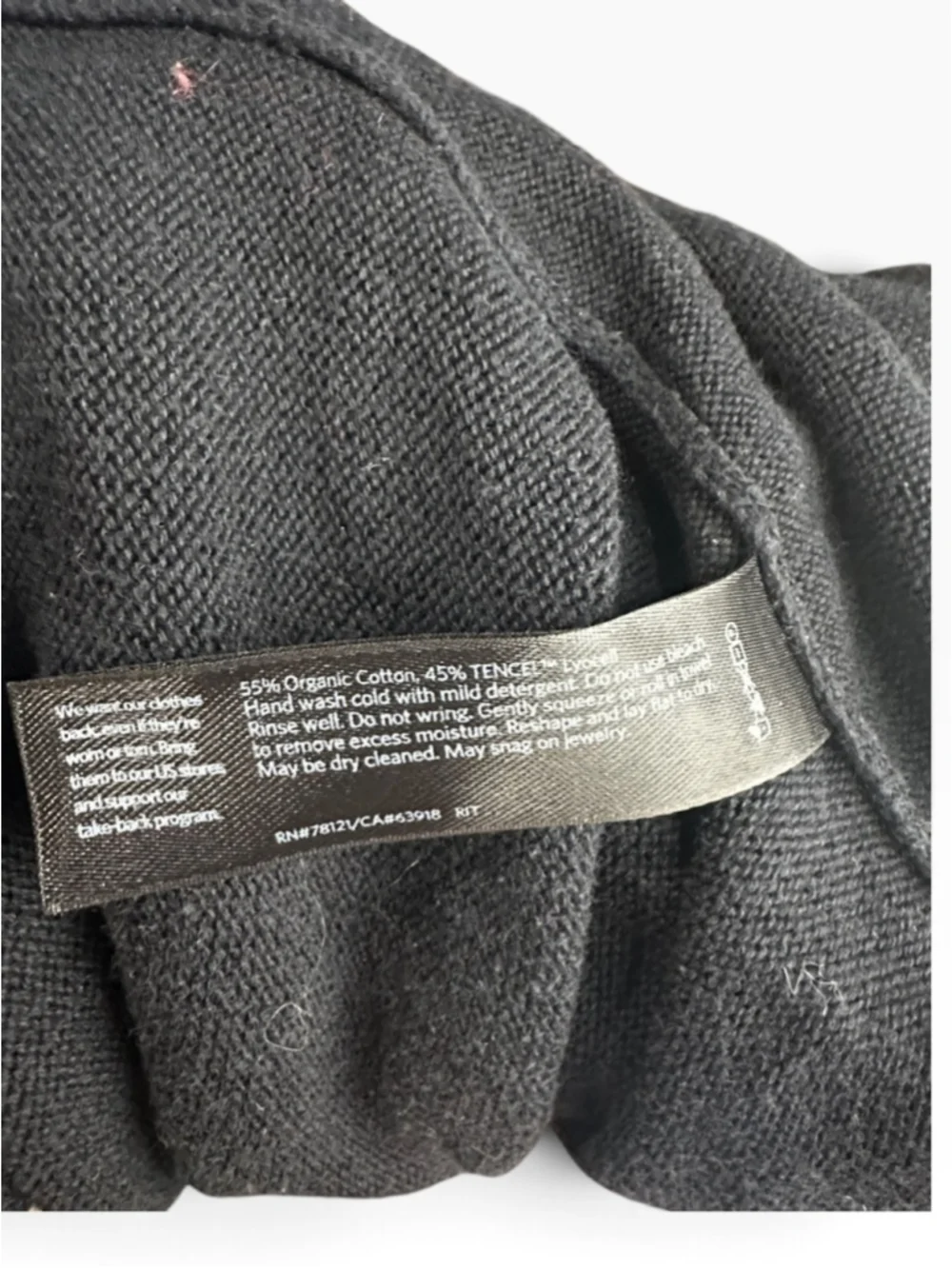 Eileen Fisher knit cardigan open front sweater light weight black oversized sz M